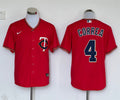 Men's Minnesota Twins Carlos Correa #4 Red Replica Player Jerseys