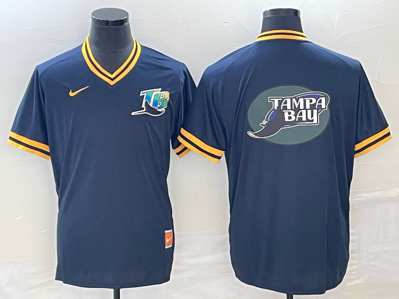 Men's Tampa Bay Rays Navy Replica Team Jerseys