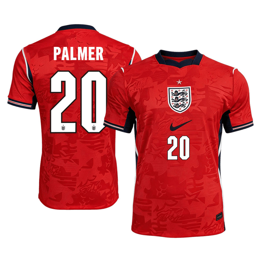 PALMER #20 England Away Soccer Jersey World Cup 2026 Red Front