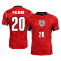PALMER #20 England Away Soccer Jersey World Cup 2026 Red Front