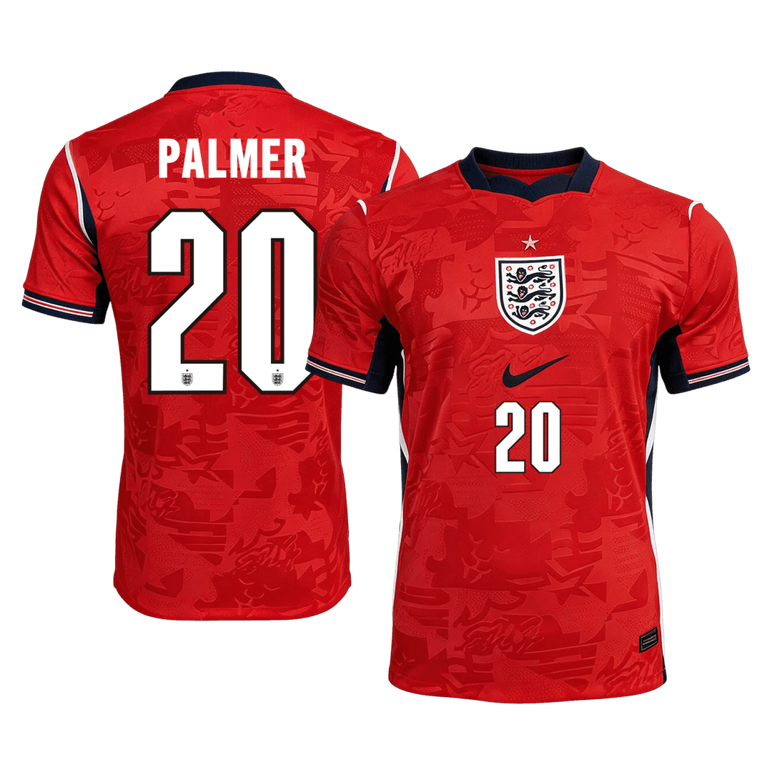PALMER #20 England Away Soccer Jersey World Cup 2026 Red Front