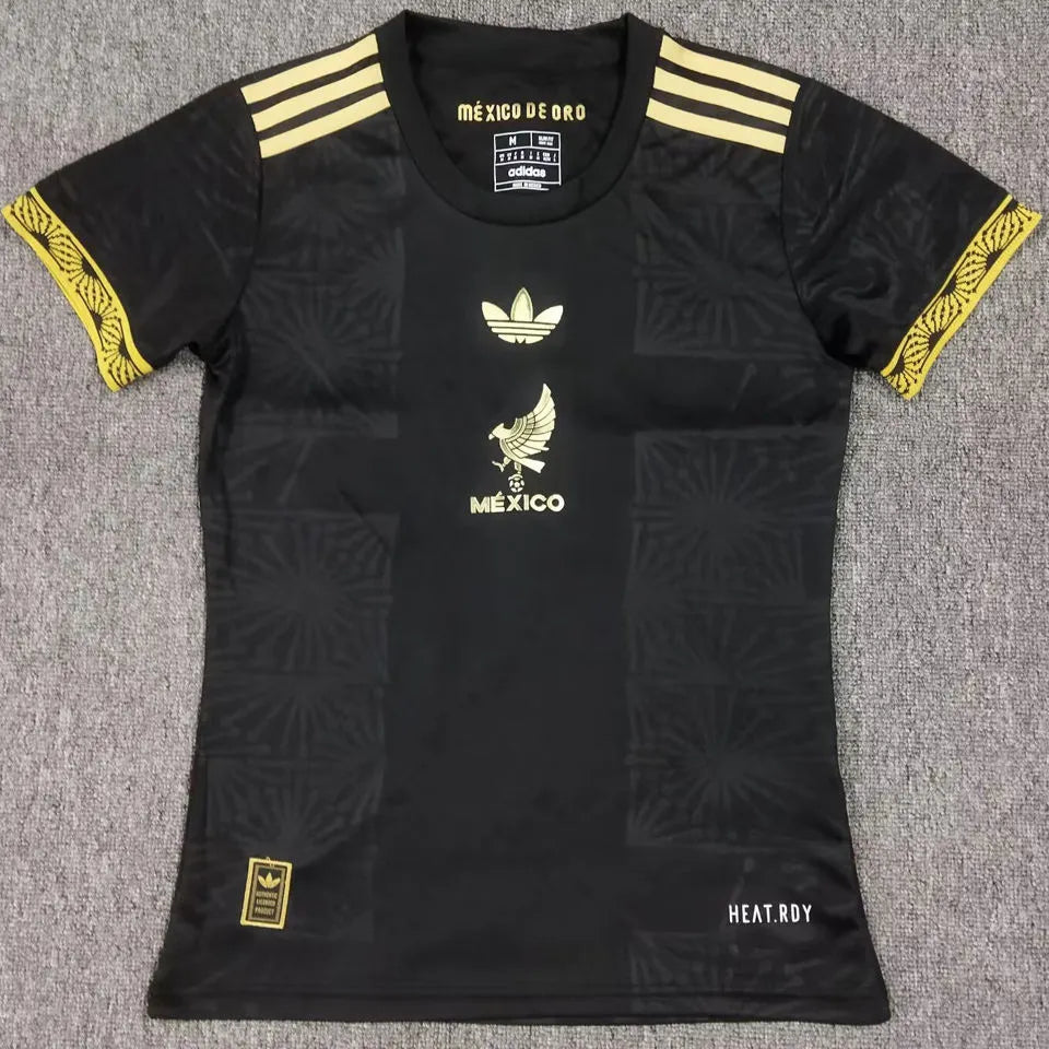 2025 Mexico Black Special Edition Women Soccer Jersey 女 Front