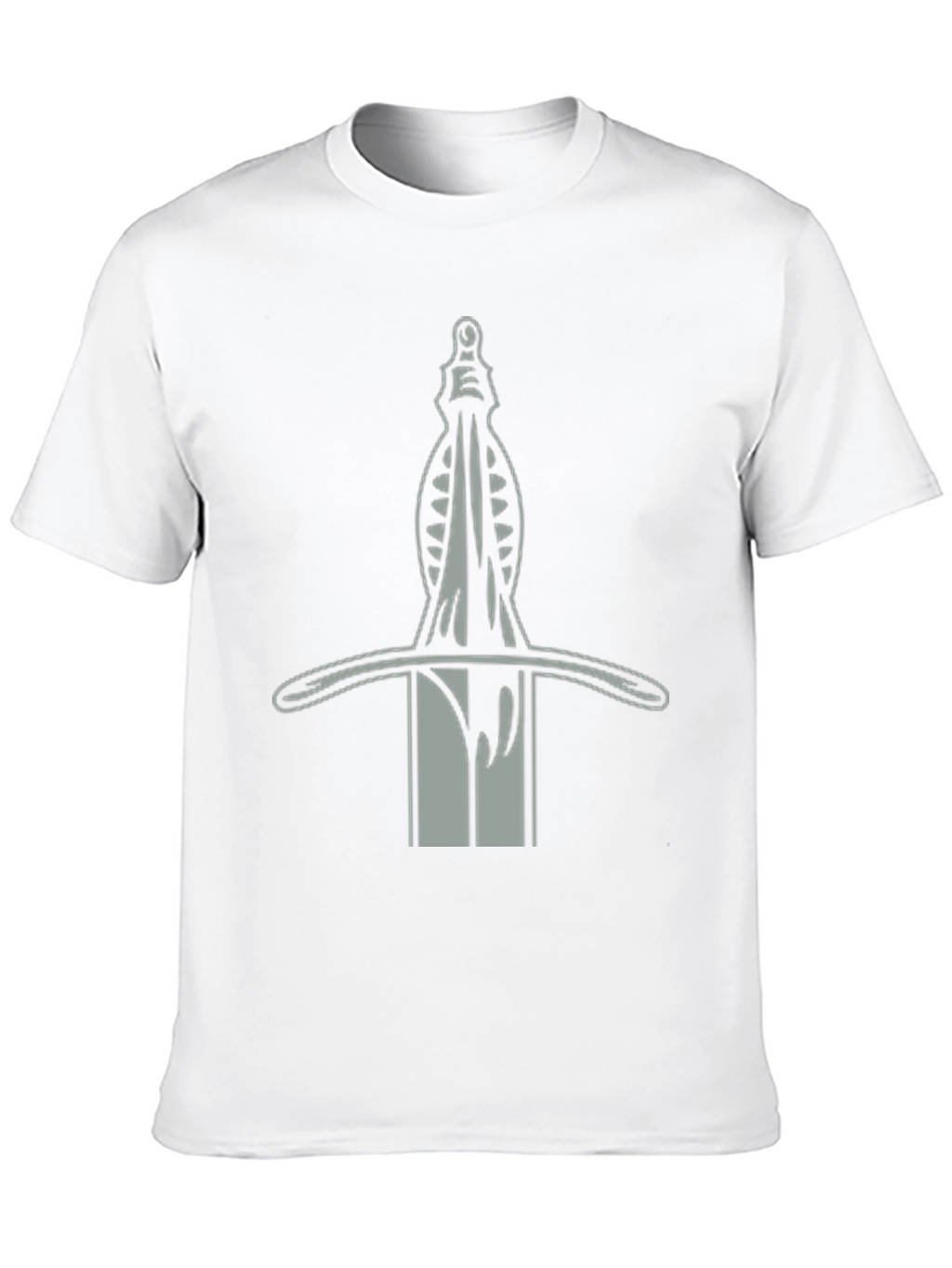 Sword Graphic Tee - Medieval Inspired Black T-Shirt