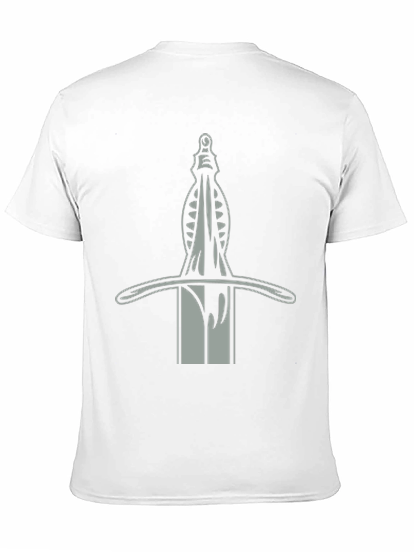 Sword Graphic Tee - Medieval Inspired Black T-Shirt