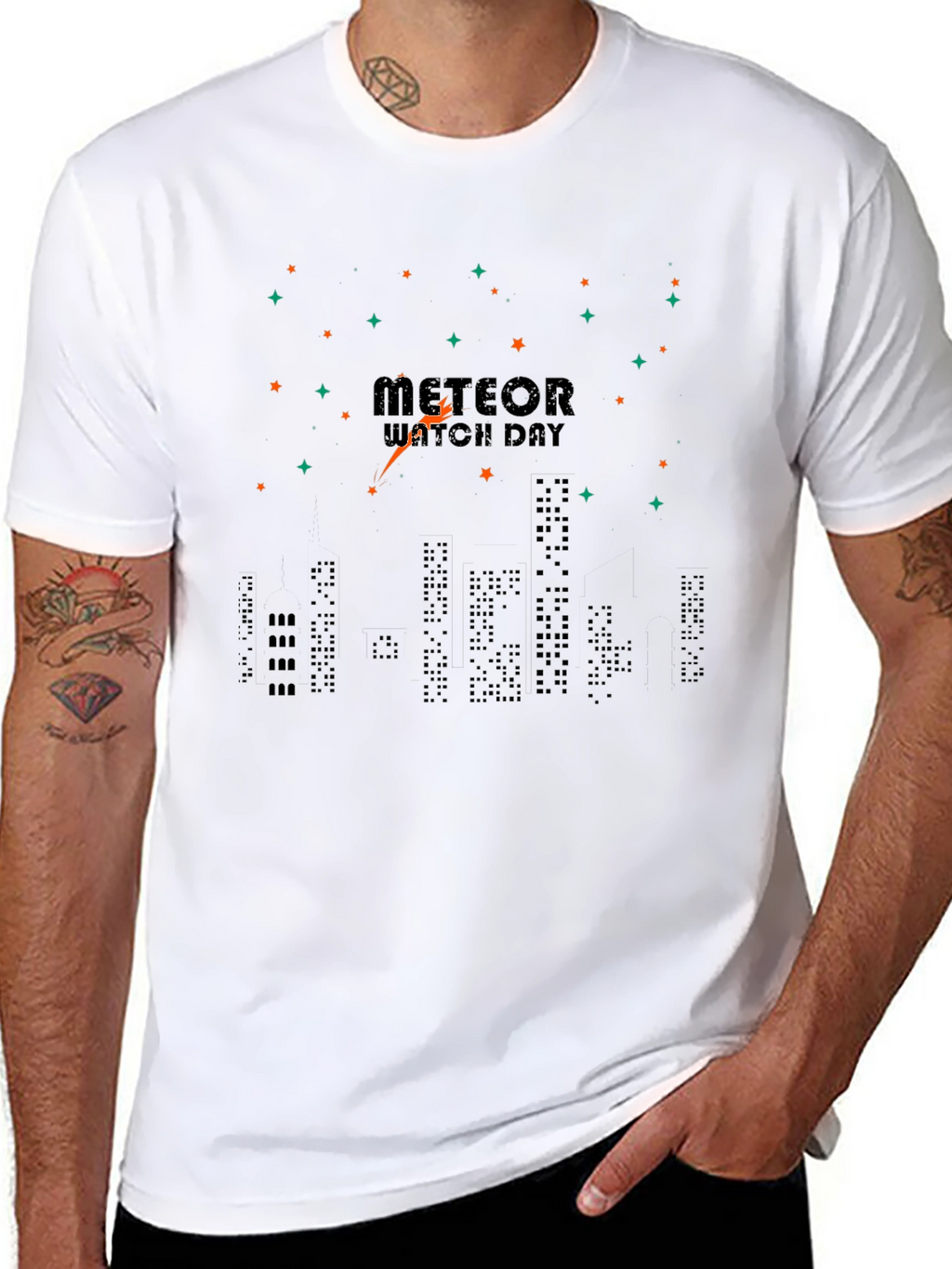 Meteor Watch Day Graphic Tee