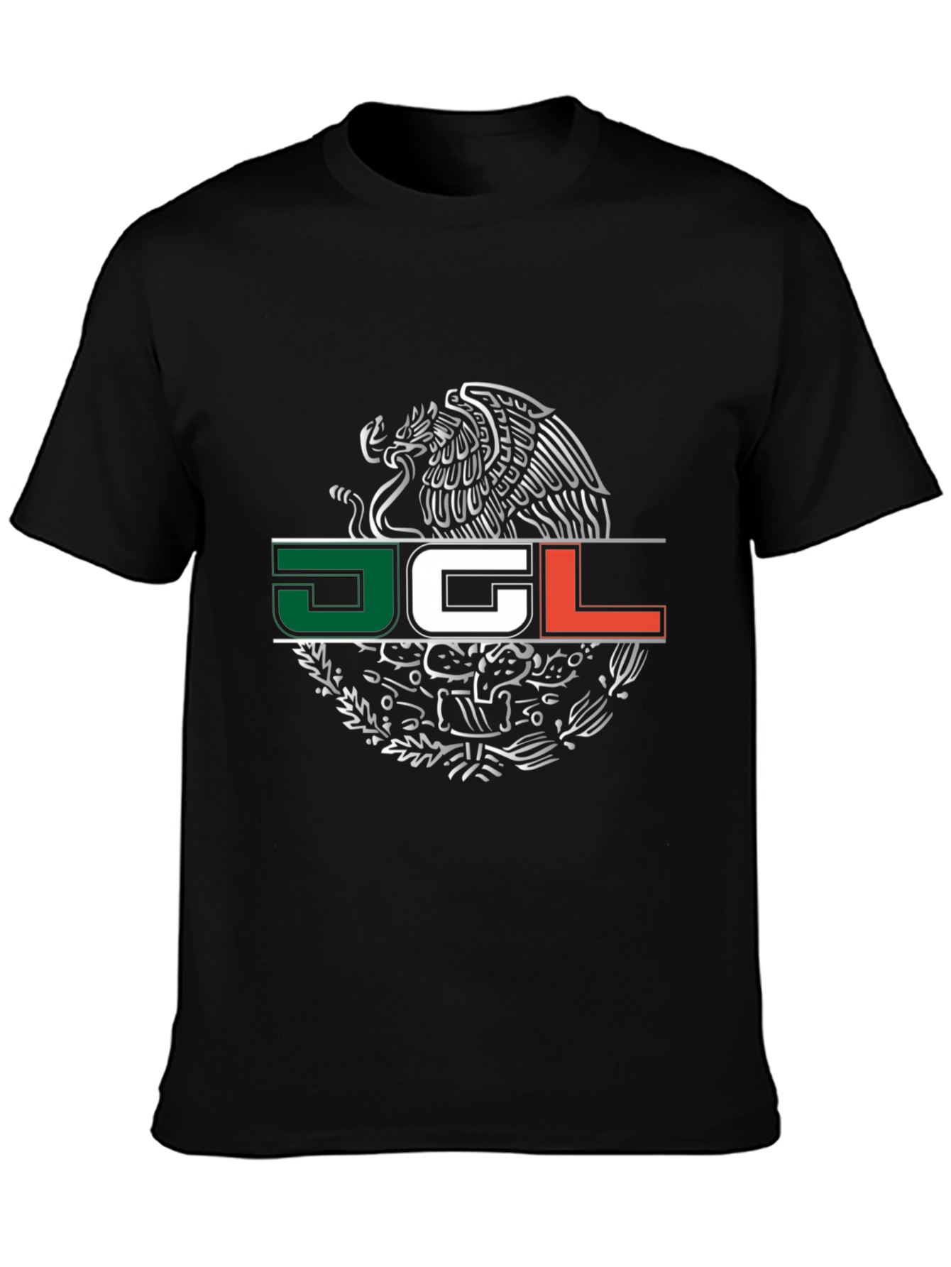 Mexico Emblem Graphic T-Shirt - Black