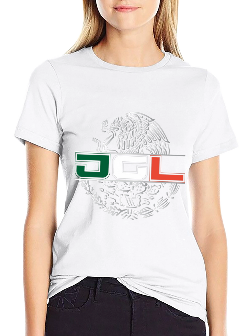 Mexico Emblem Graphic T-Shirt - Black