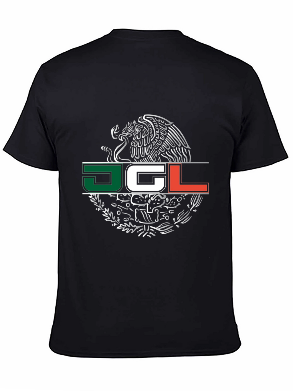 Mexico Emblem Graphic T-Shirt - Black