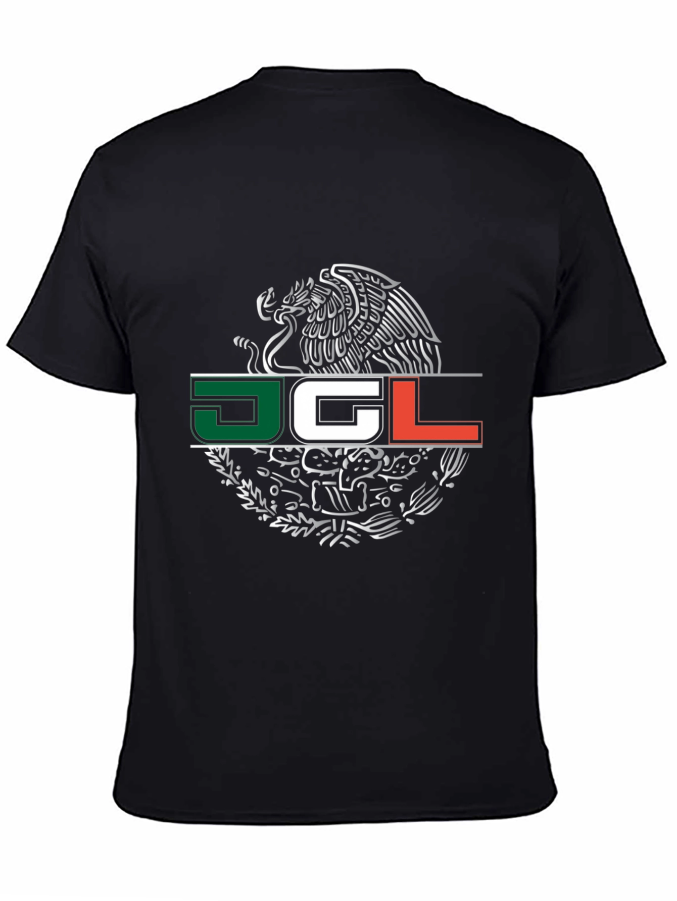 Mexico Emblem Graphic T-Shirt - Black