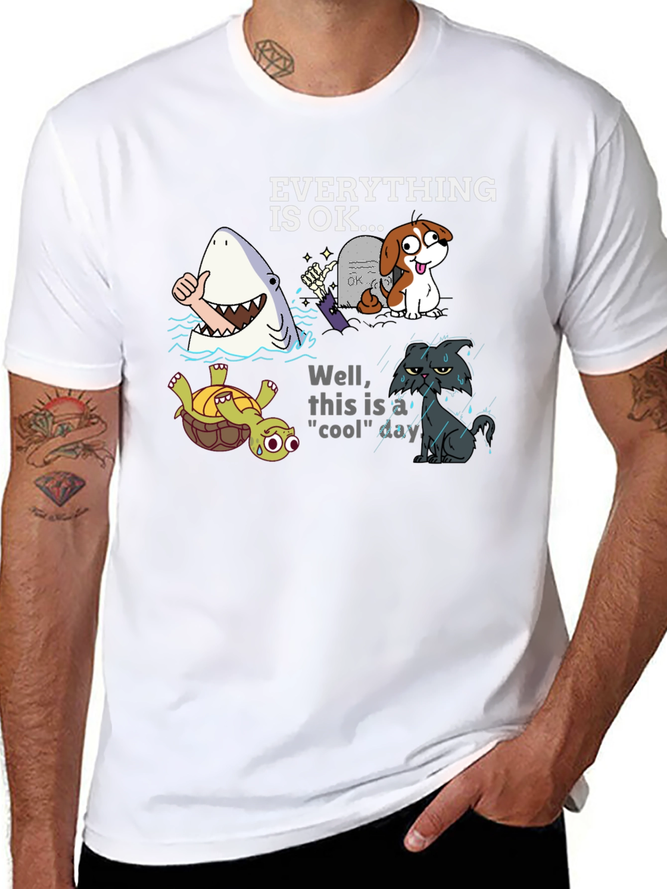 Everything Is OK Graphic T-Shirt