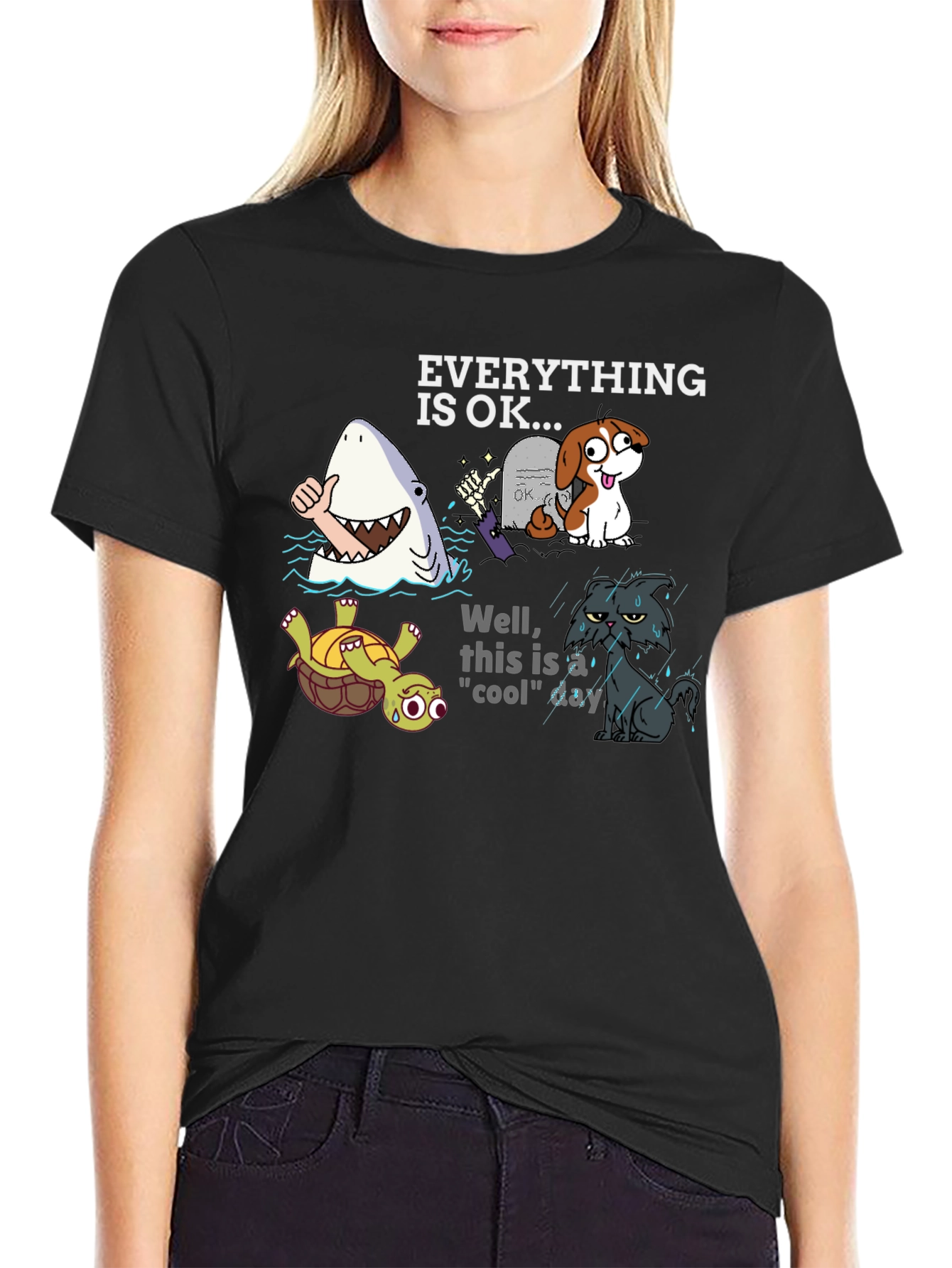 Everything Is OK Graphic T-Shirt