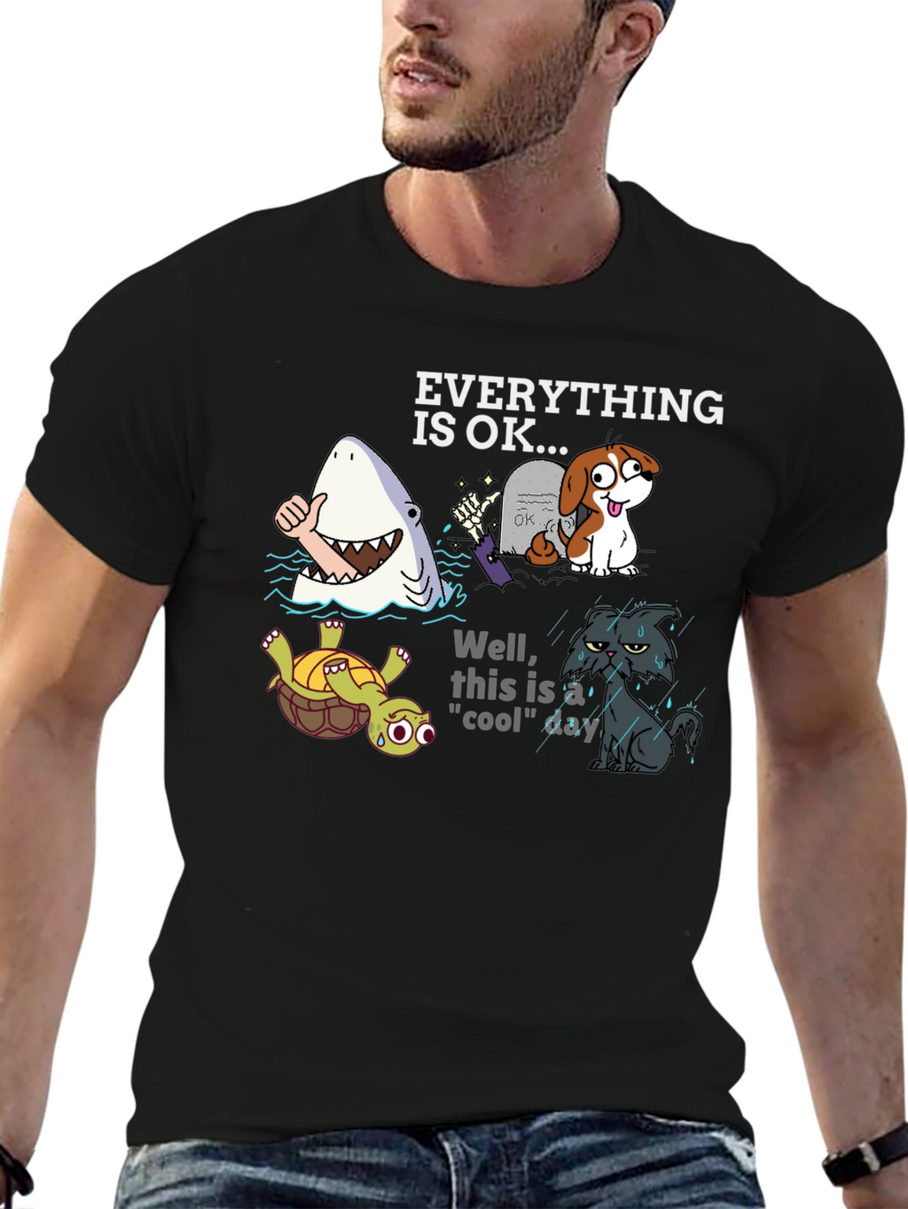 Everything Is OK Graphic T-Shirt