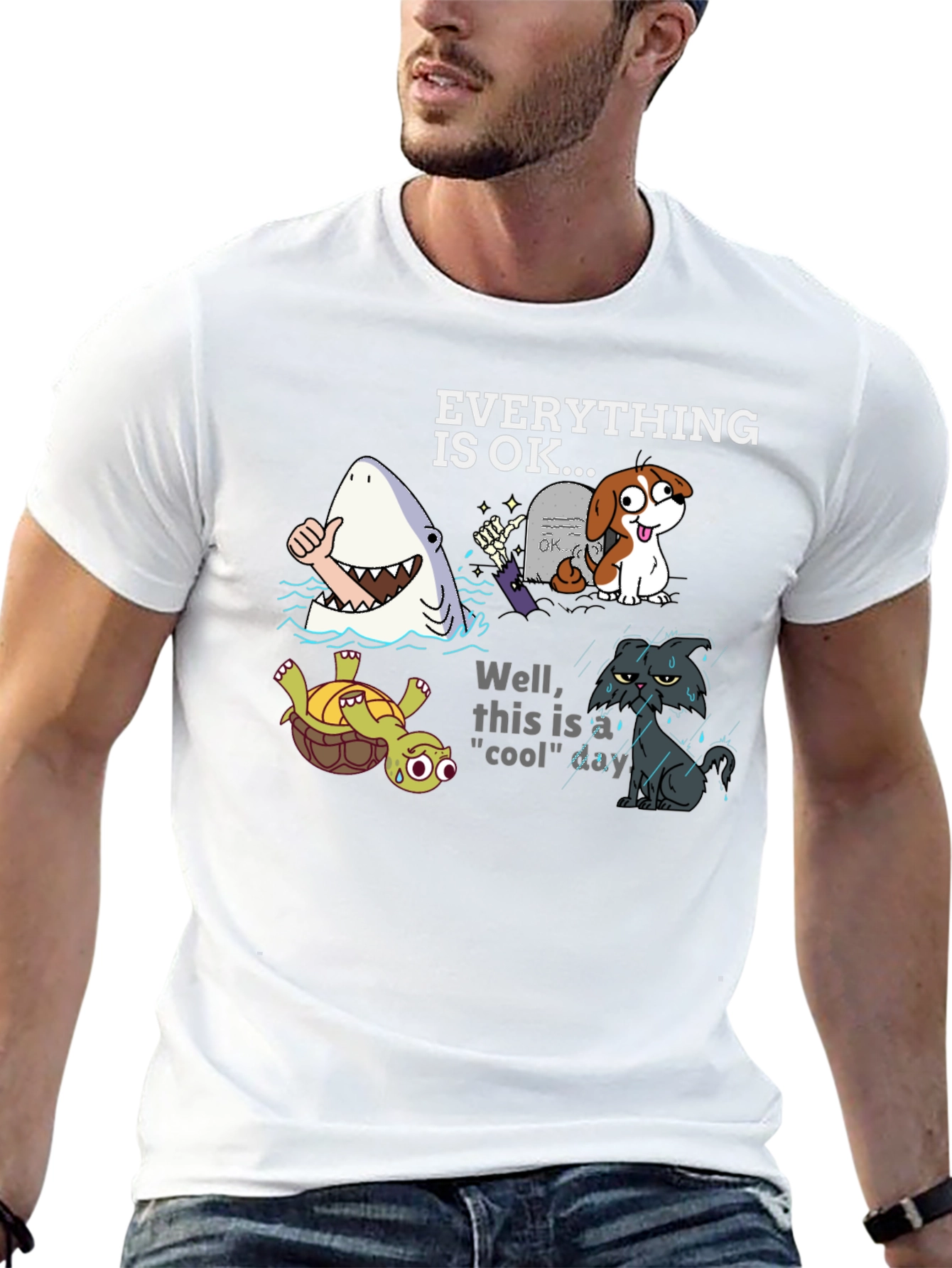 Everything Is OK Graphic T-Shirt