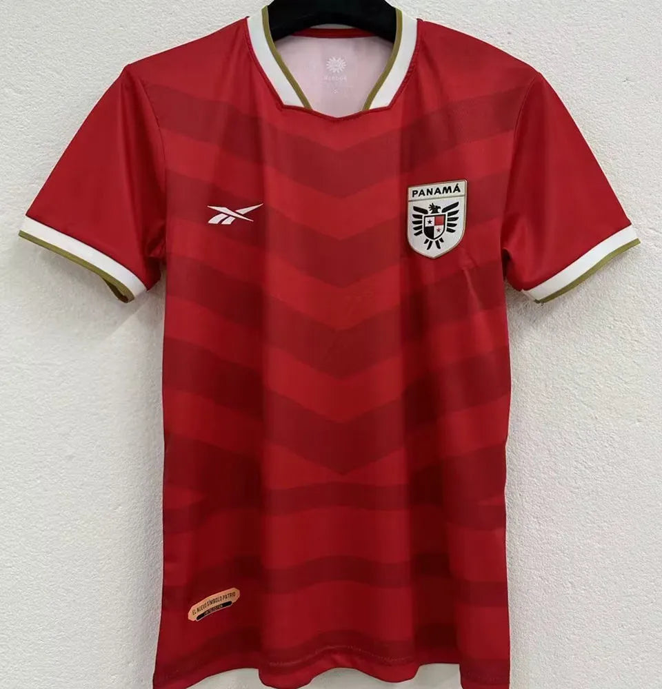 2024/25 Panama Red Fans Soccer Jersey Front