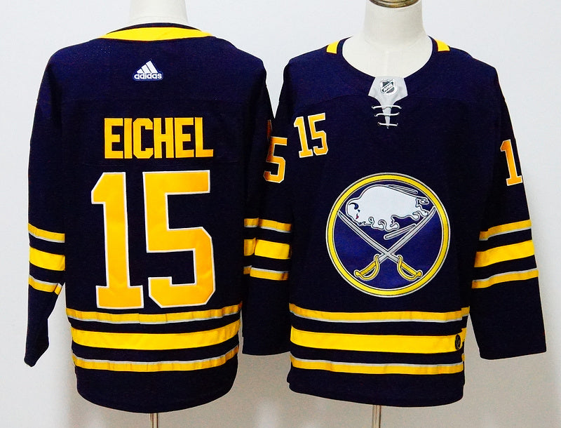 Men's Buffalo Sabres Jack eichel #15 Navy Replica Player Jerseys