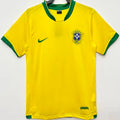 2006 Brazil Home Yellow Retro Soccer Jersey Front