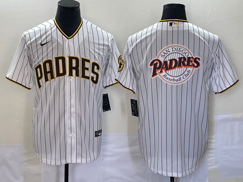 Men's San Diego Padres White Home Replica Player Jerseys