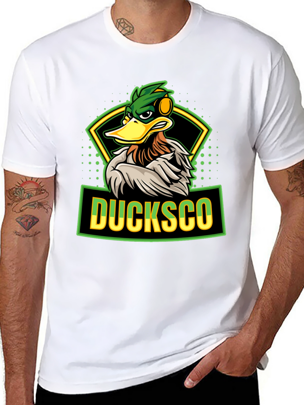 DUCKSCO Graphic T-Shirt - Cool Duck Design