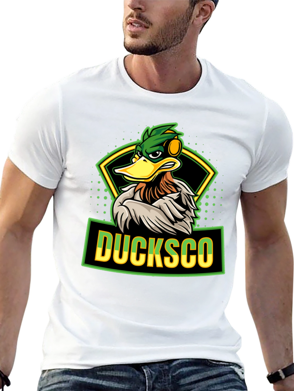 DUCKSCO Graphic T-Shirt - Cool Duck Design