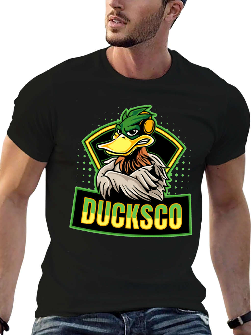 DUCKSCO Graphic T-Shirt - Cool Duck Design