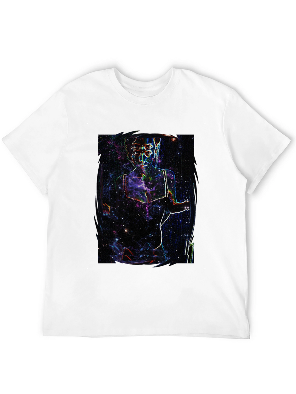Cosmic Being Graphic Tee - Black T-Shirt