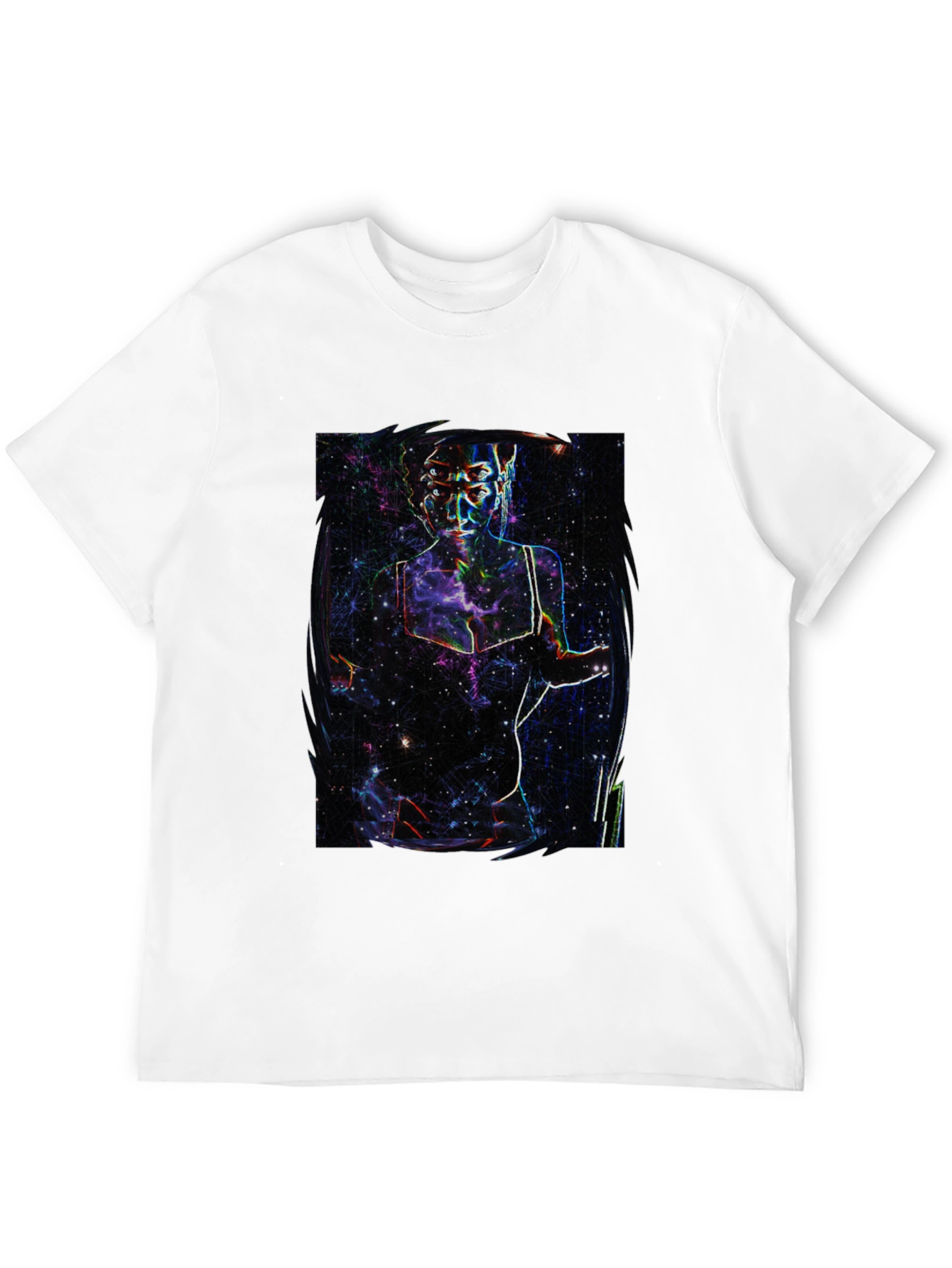 Cosmic Being Graphic Tee - Black T-Shirt