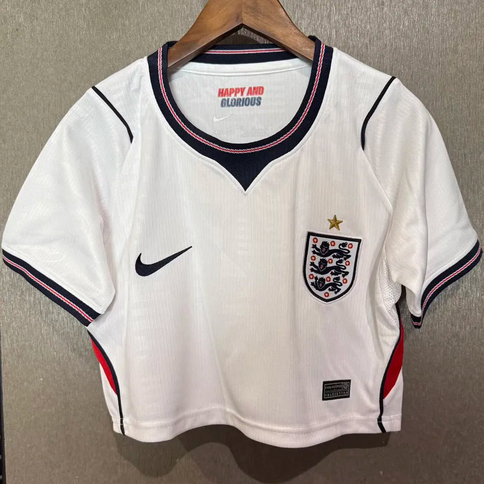 2026/27 England Home White Women Soccer Jersey Front