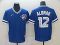 Men's Toronto Blue Jays Roberto Alomar #12 Blue Replica Player Jerseys