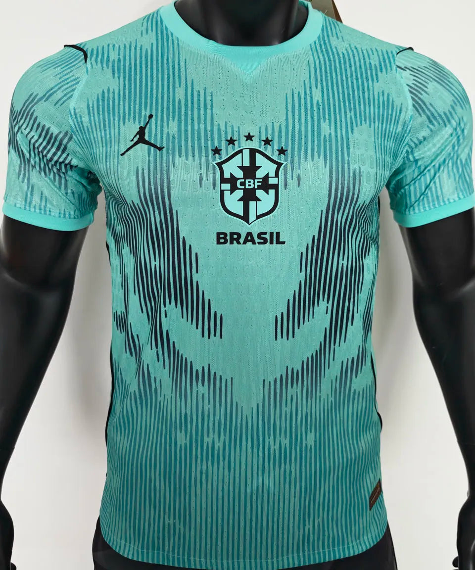 2026/27 Brazil Goalkeeper Player Version Soccer Jersey Front