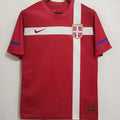 2010 Serbia Home Red Retro Retro Jersey Front