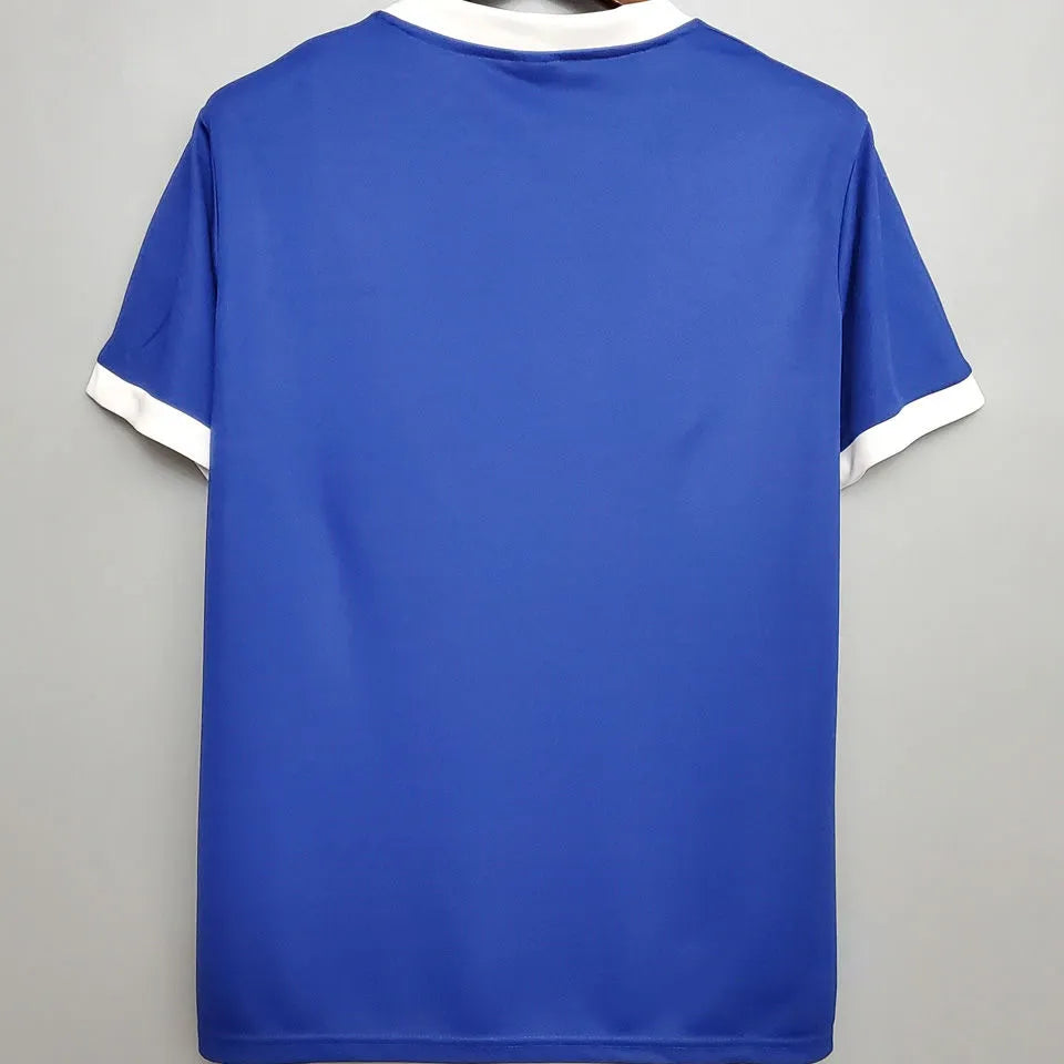 1986 Argentina Away Blue Retro Soccer Jersey Back