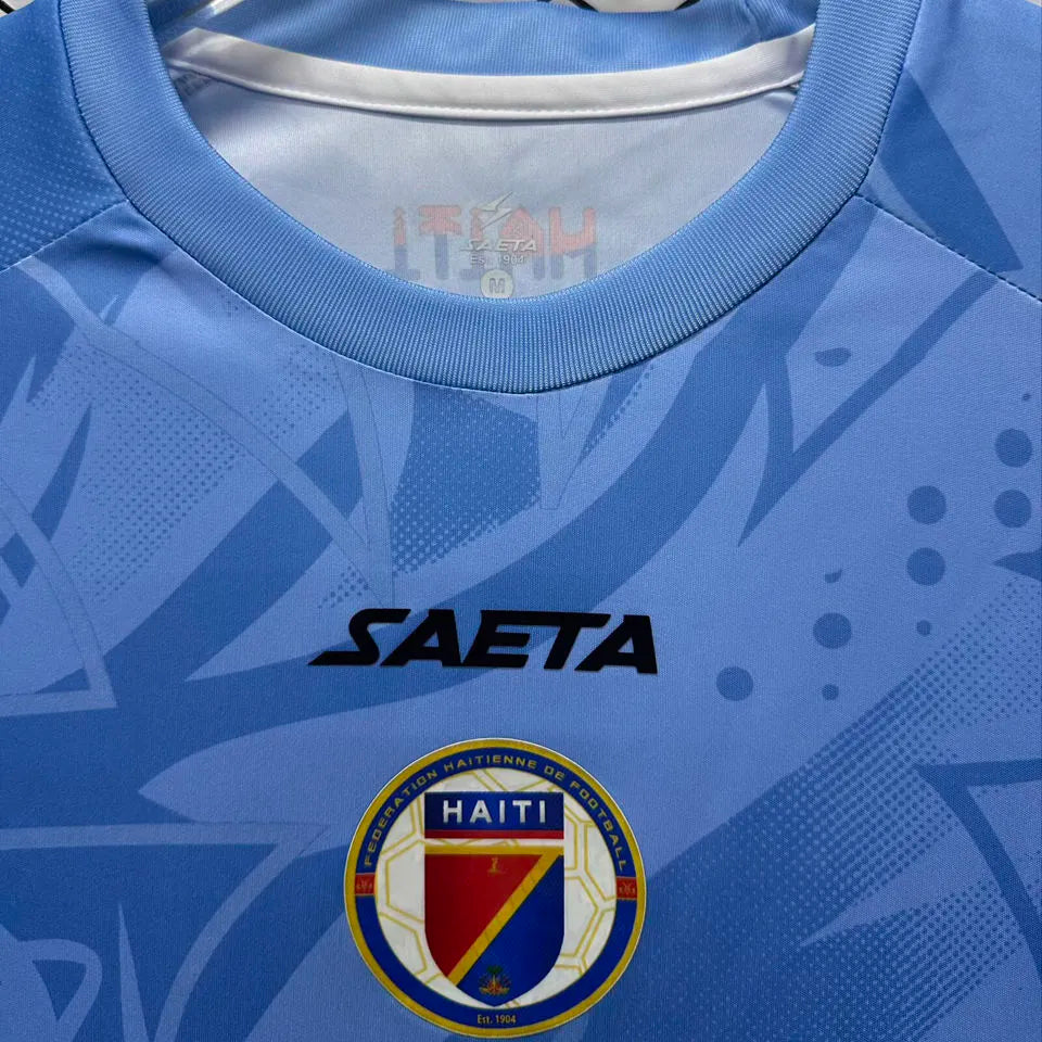 2026/27 Haiti Goalkeeper Blue Fans Soccer Jersey 海地 Detail 1