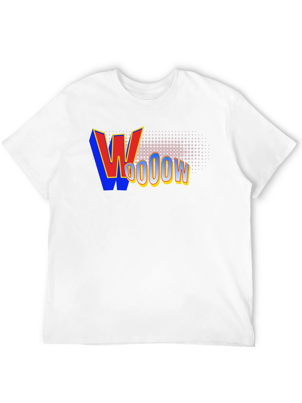 Woow Comic Style Graphic T-Shirt
