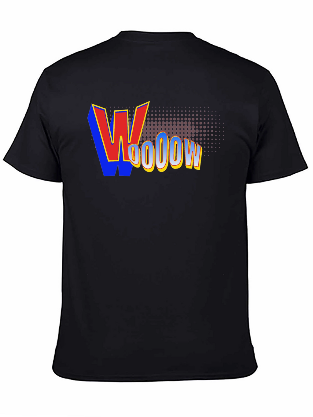 Woow Comic Style Graphic T-Shirt
