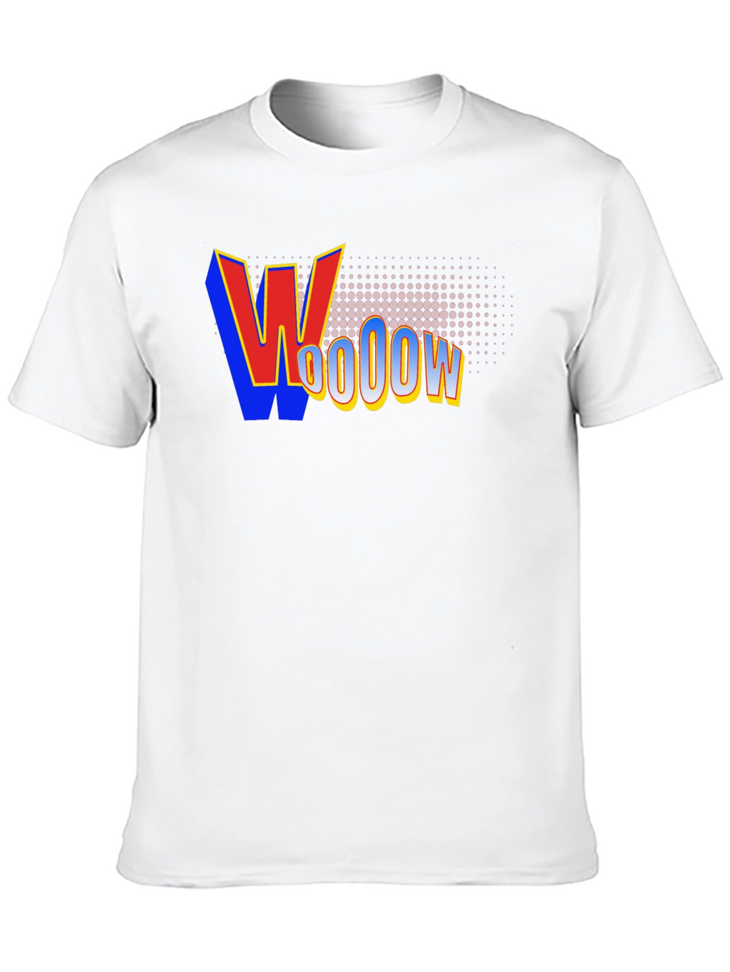 Woow Comic Style Graphic T-Shirt