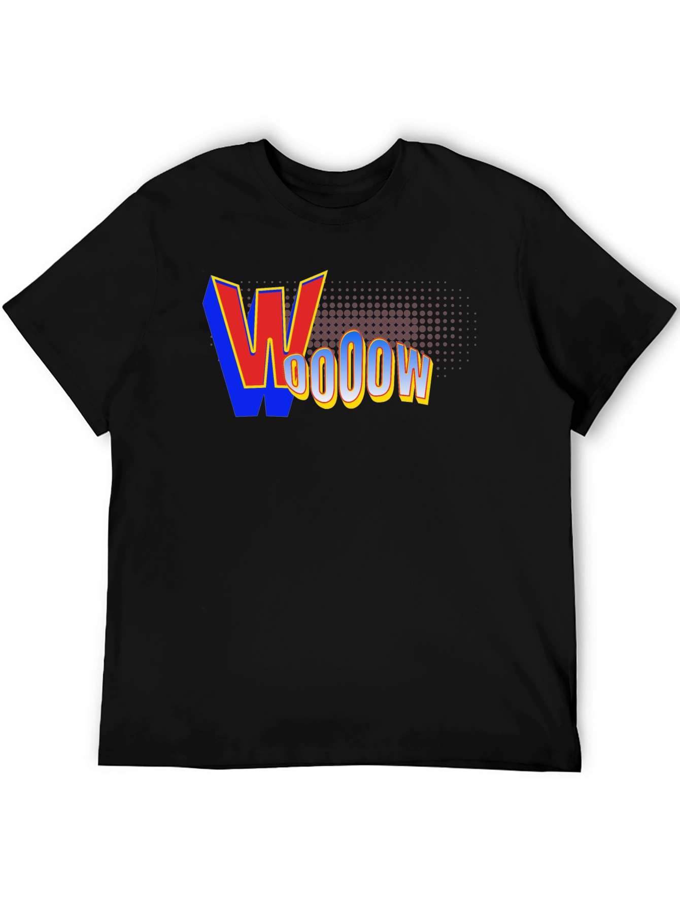 Woow Comic Style Graphic T-Shirt