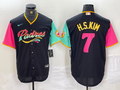 Men's San Diego Padres Ha-Seong Kim #7 Black City Connect Replica Player Jerseys