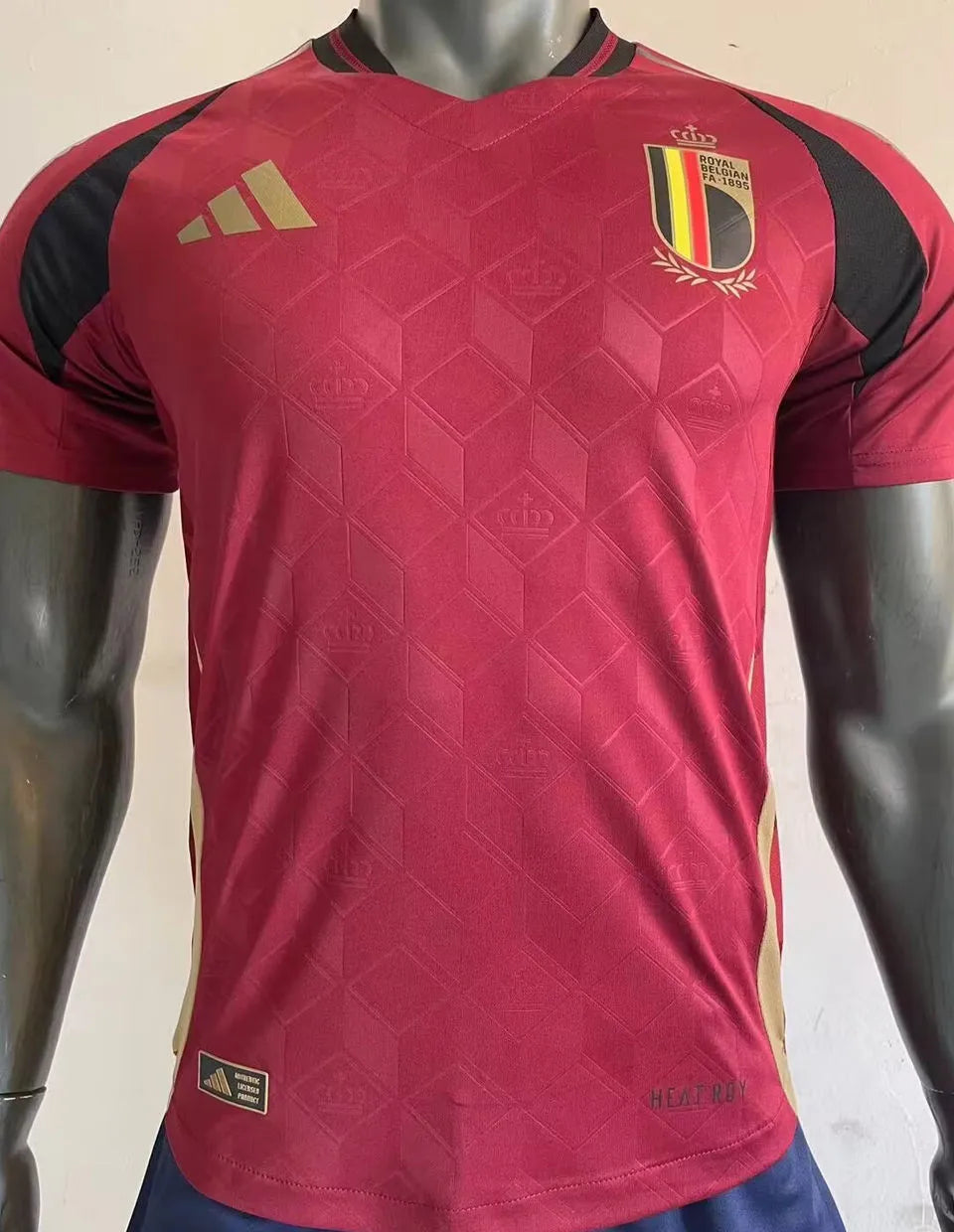 2024/25 Belgium Home Player Version Soccer Jersey Front