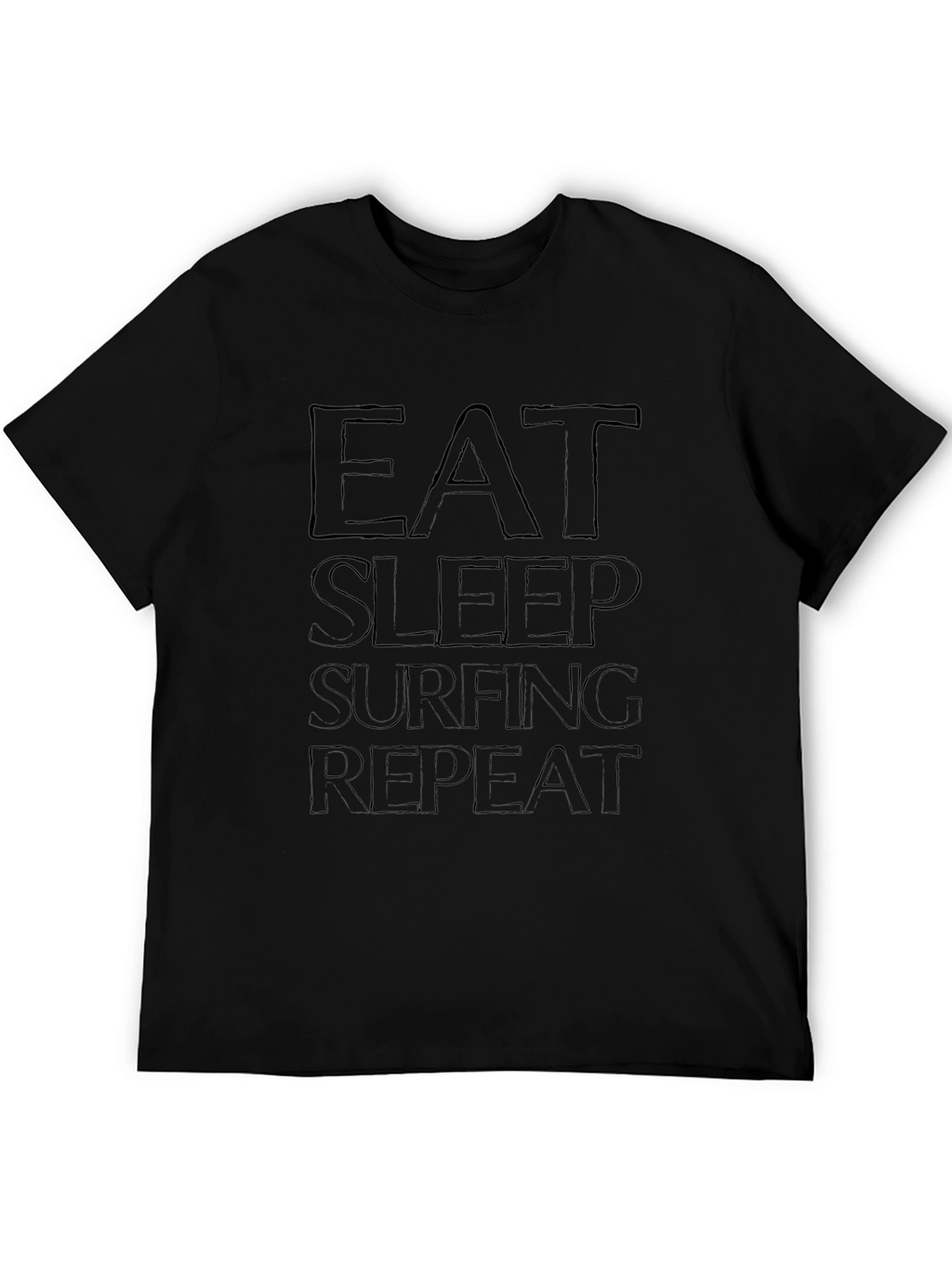 Eat Sleep Surfing Repeat Graphic Tee