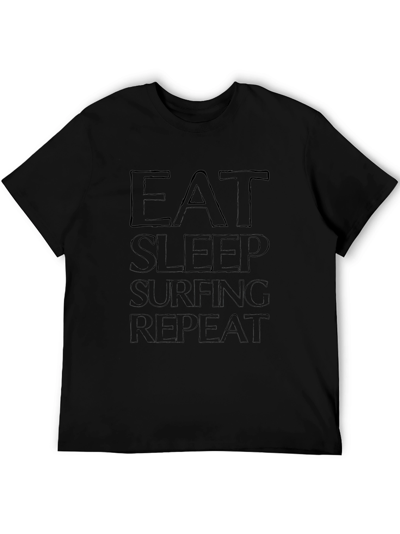 Eat Sleep Surfing Repeat Graphic Tee