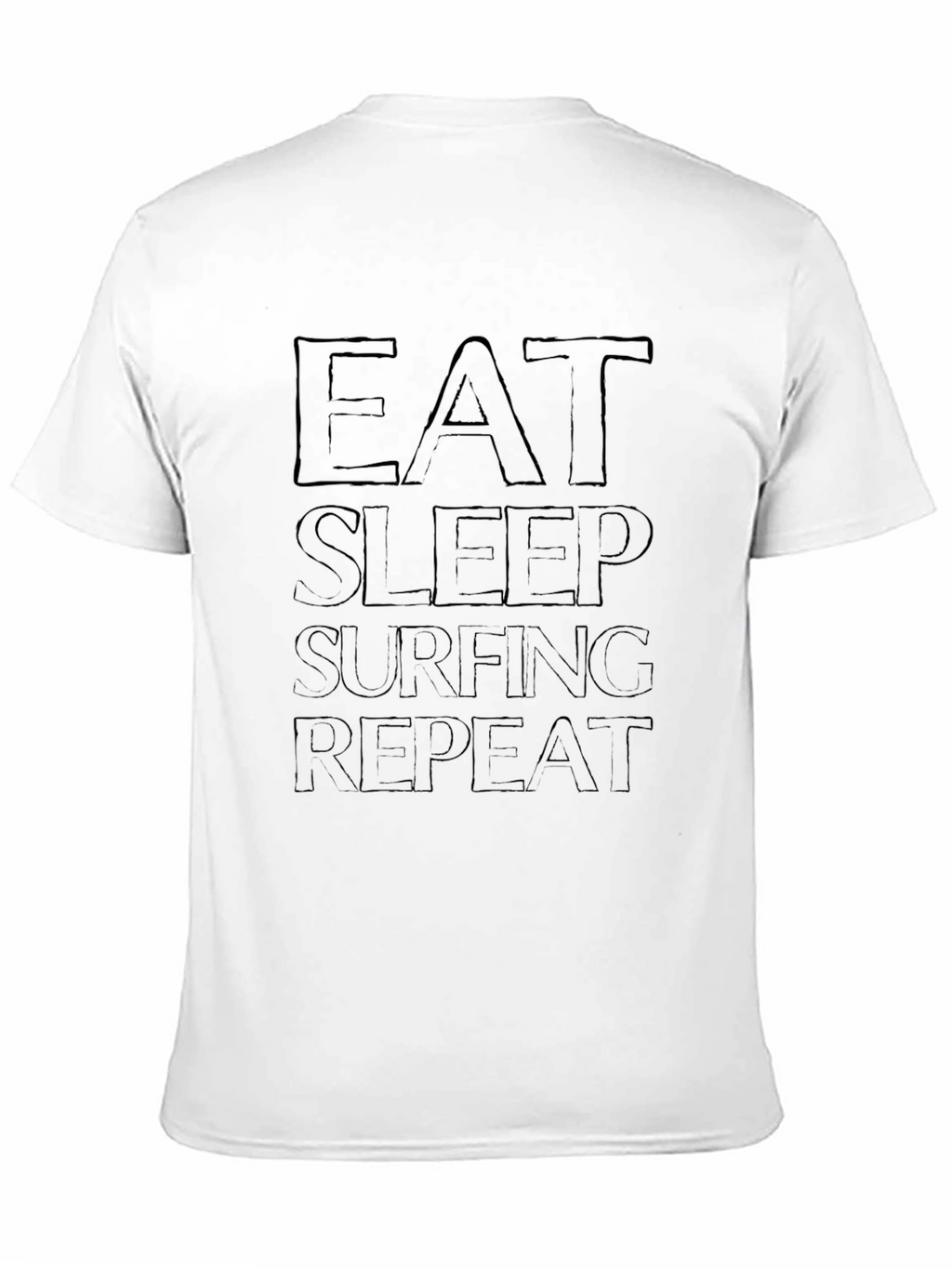 Eat Sleep Surfing Repeat Graphic Tee