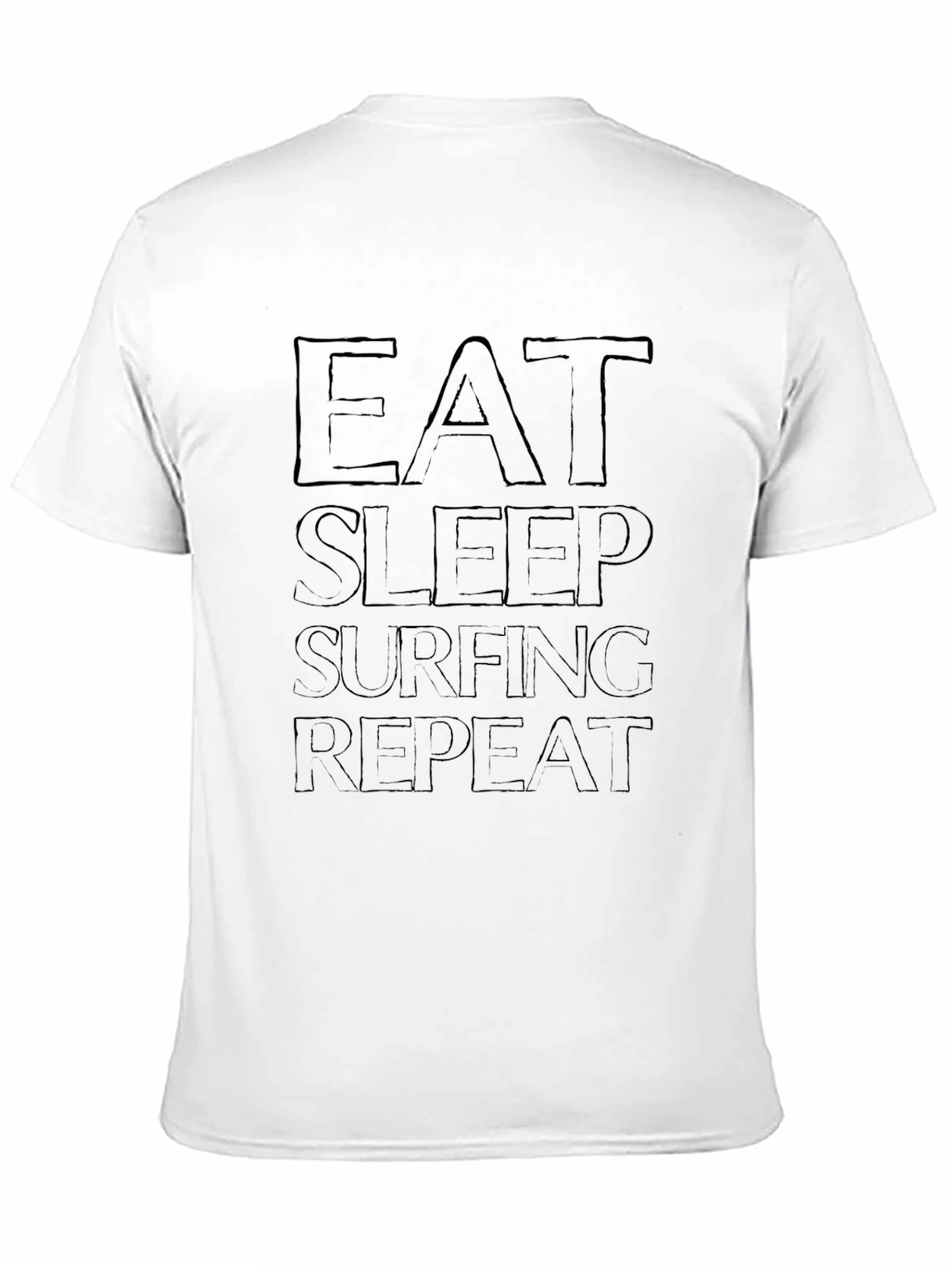 Eat Sleep Surfing Repeat Graphic Tee