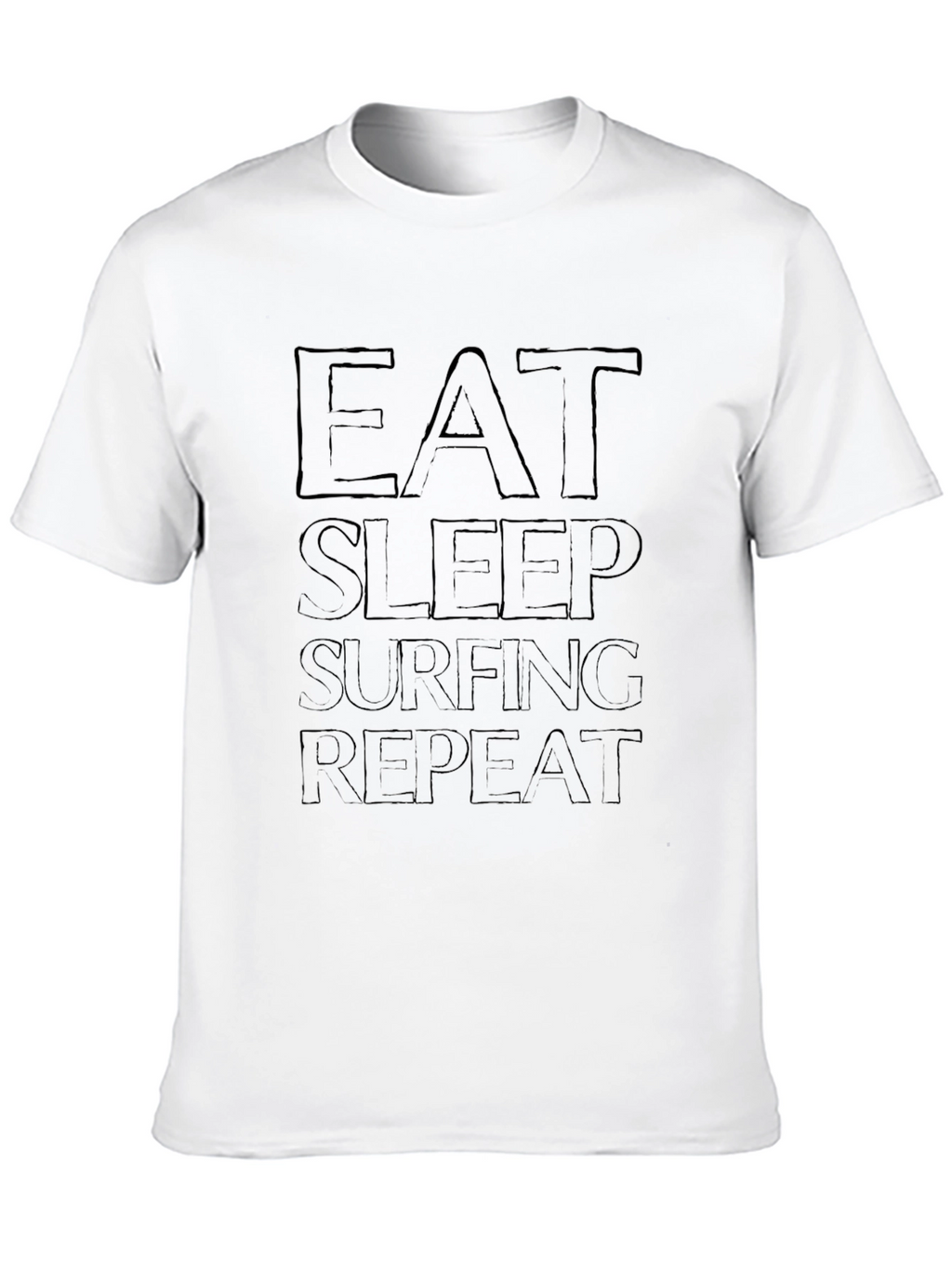 Eat Sleep Surfing Repeat Graphic Tee