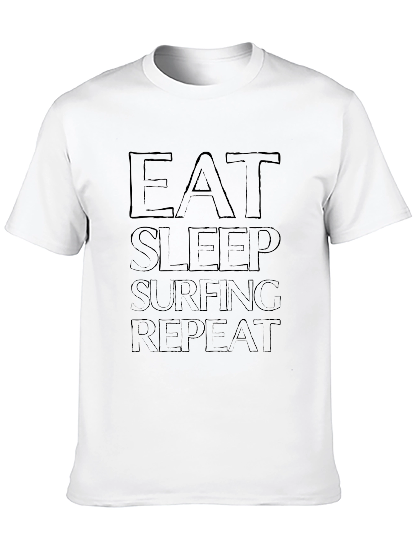 Eat Sleep Surfing Repeat Graphic Tee