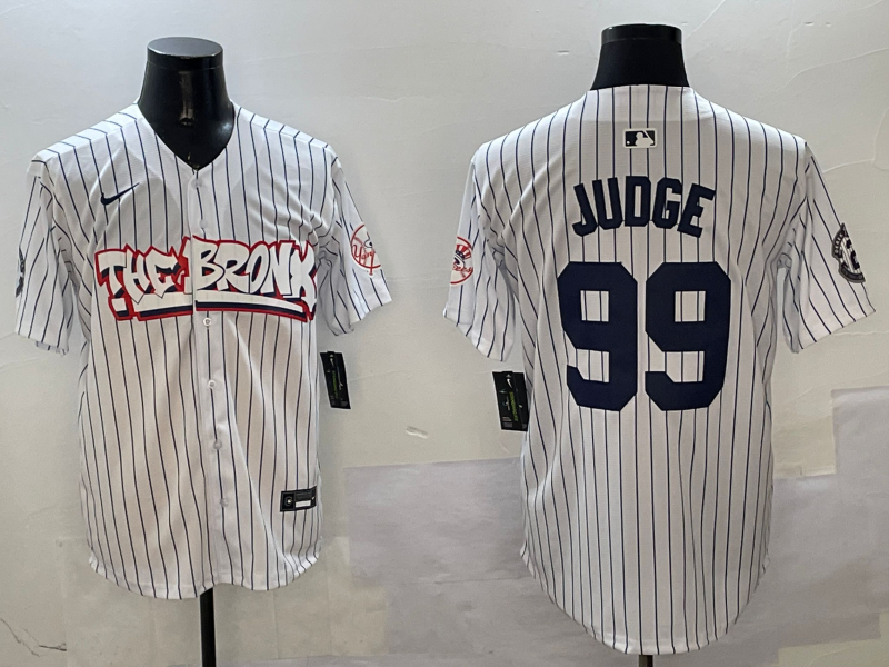 Men's New York Yankees Aaron Judge White Limited Player Jerseys