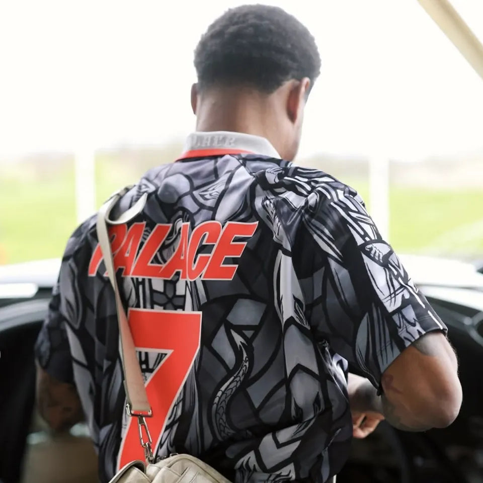 2026 England x PALACE Player Version Soccer Jersey Detail 4