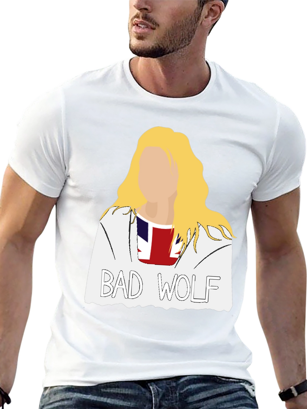 Bad Wolf Graphic Tee - Unique Fan Apparel