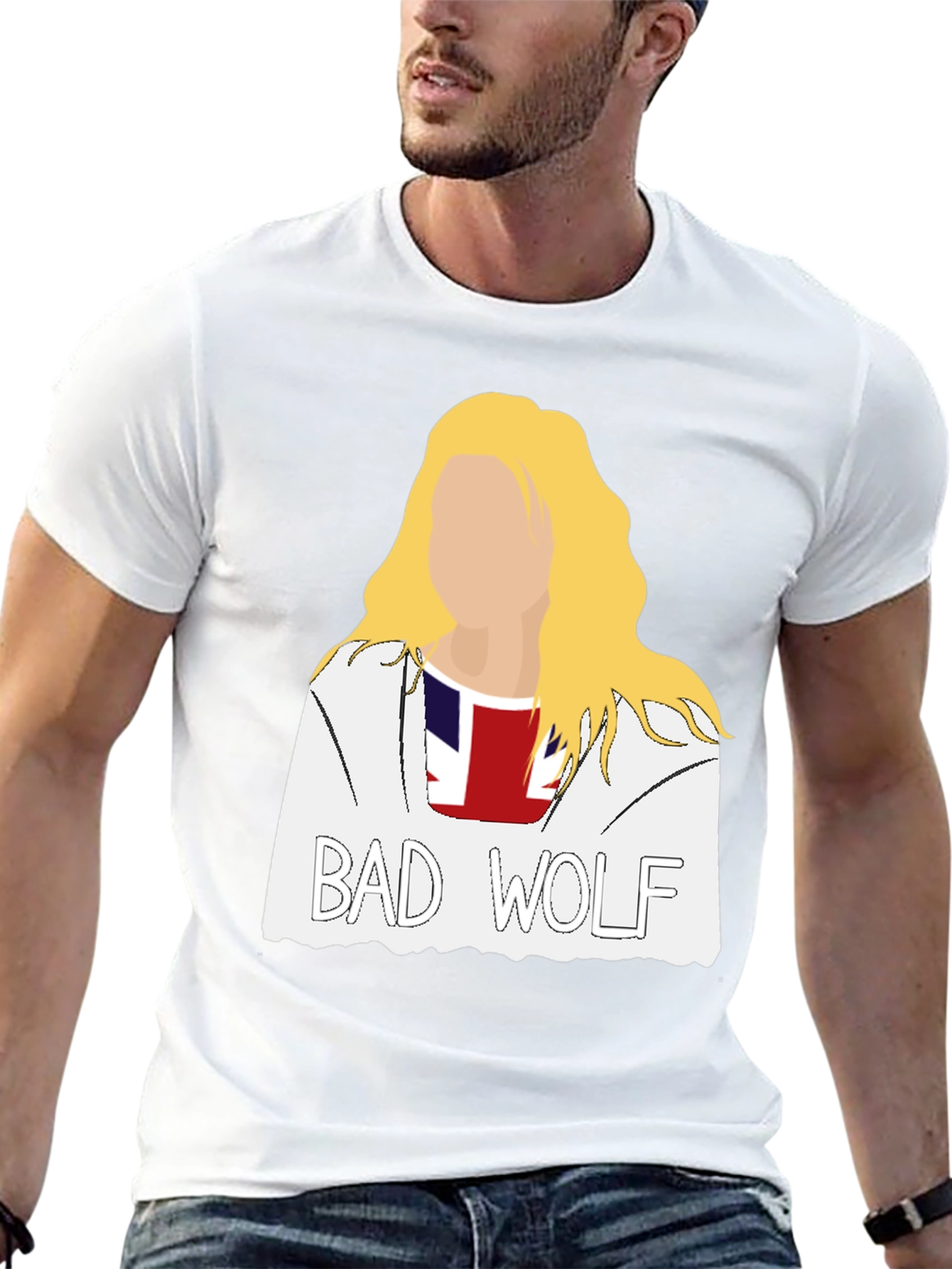 Bad Wolf Graphic Tee - Unique Fan Apparel