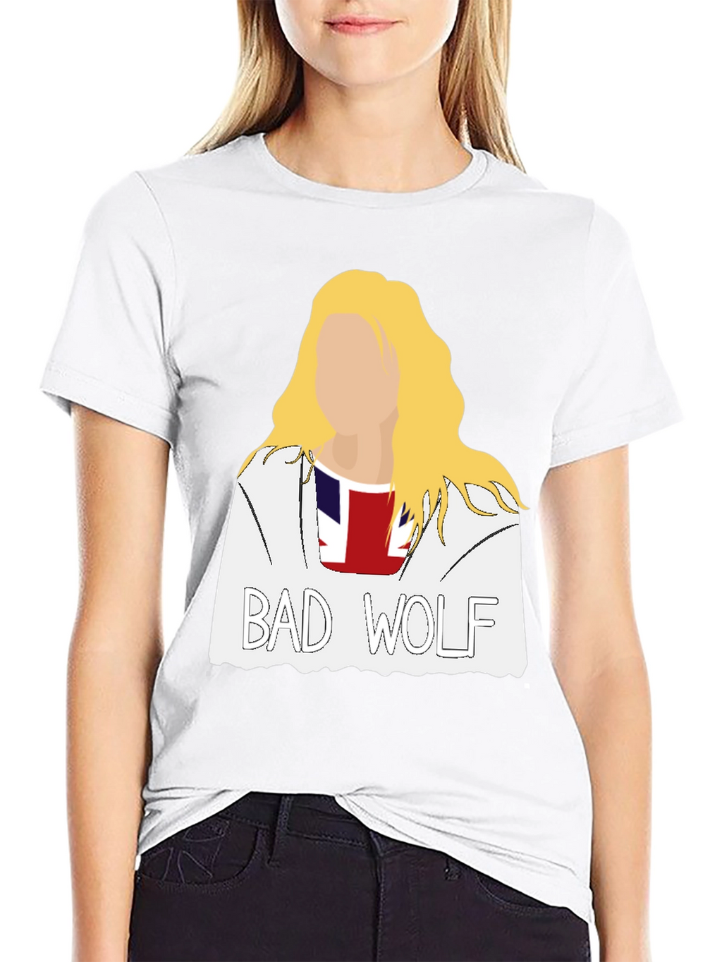 Bad Wolf Graphic Tee - Unique Fan Apparel