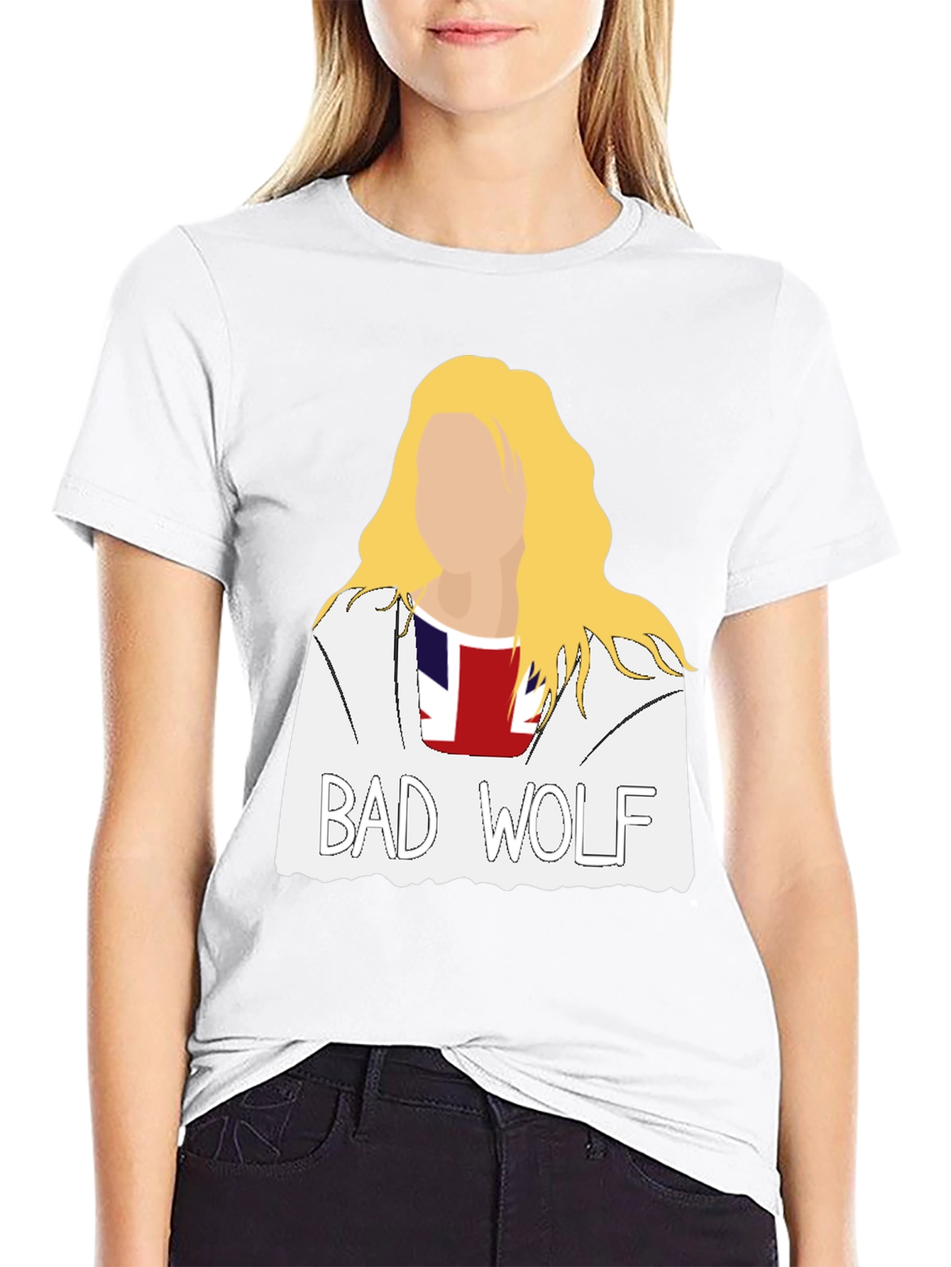 Bad Wolf Graphic Tee - Unique Fan Apparel